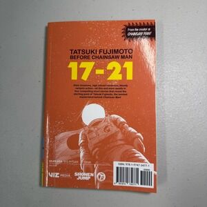 Tatsuki Fujimoto Before Chainsaw Man 17-21 Manga VIZ Media Shonen Jump Paperback